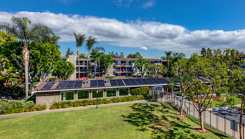 Apartment solar panels