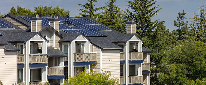 Apartment solar panels