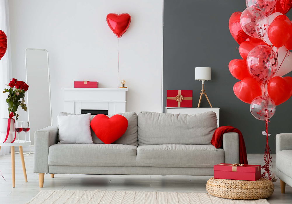 Decorate your home for Valentine's Day