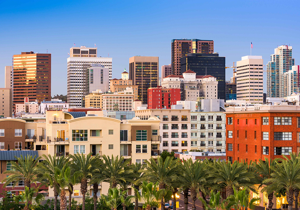 Highly Walkable Neighborhoods in San Diego