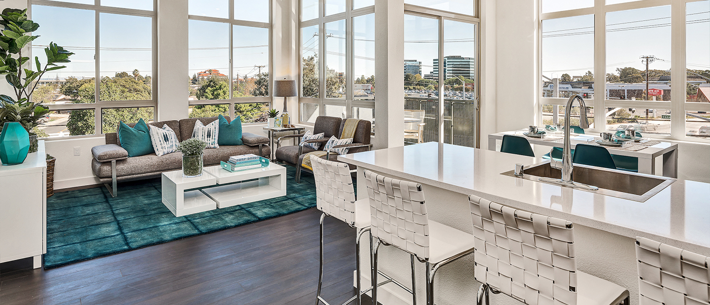 Station Park Green's modern homes in San Mateo. 