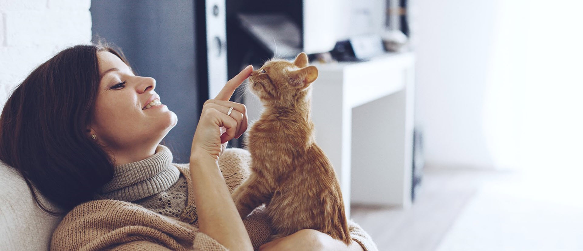 East Bay Pets - Woman with Cat